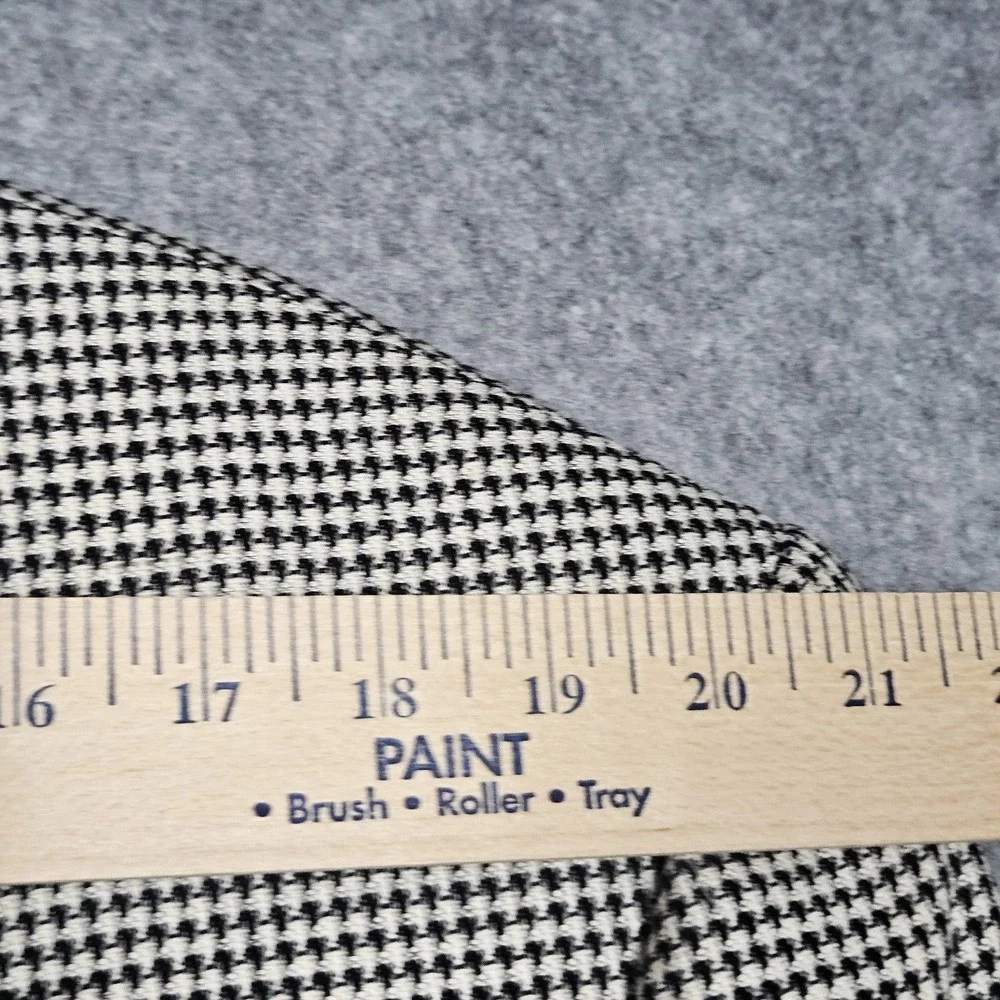 Countess Mara 46 L Silk Wool Houndstooth Sport Jacket Coat Preppy Gerry MALOOF'S